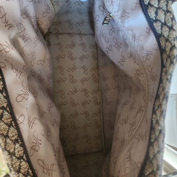 Vintage Diane Von Furstenberg Tapesry Wekender Tote Bag - Picture 4 of 6